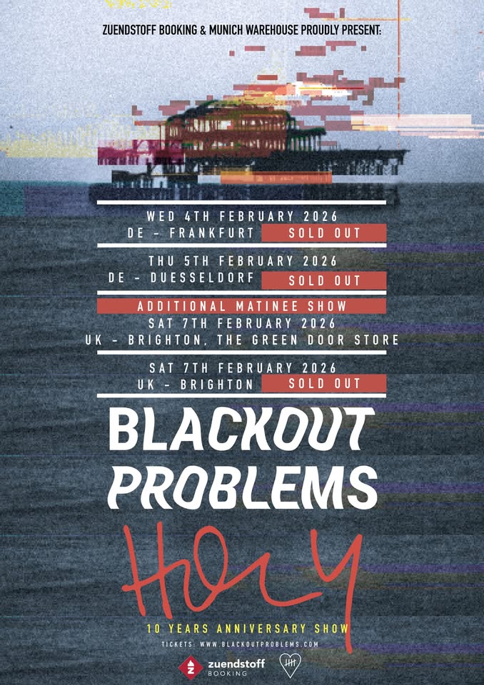 AUSVERKAUFT! | BLACKOUT PROBLEMS - FRANKFURT NACHTLEBEN - HOLY 10 YEARS ANNIVERSARY SHOW