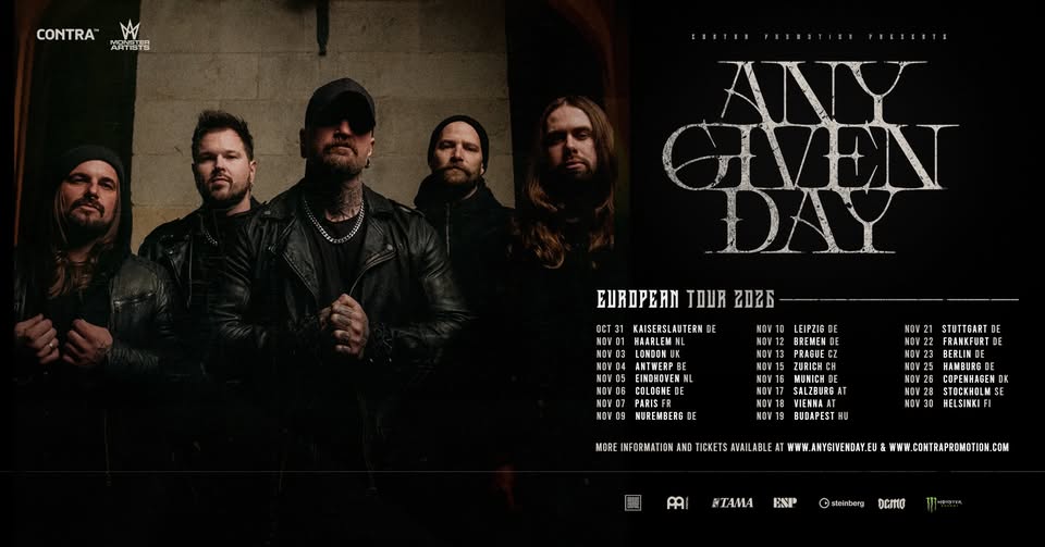 Any Given Day // European Tour 2026 // Köln