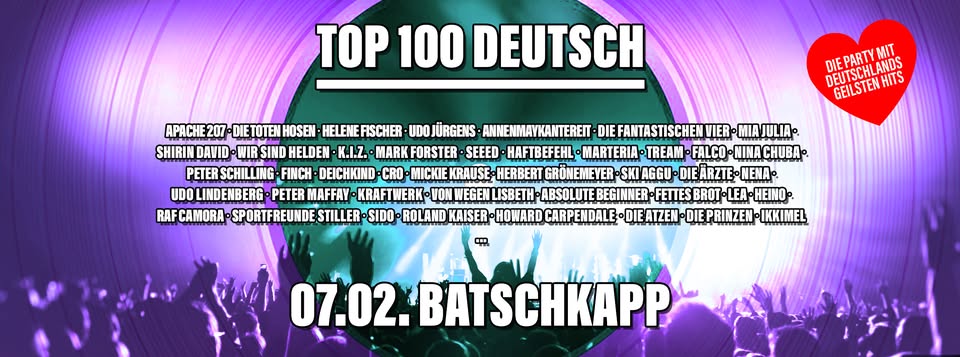 Top 100 Deutsch - Die Party!