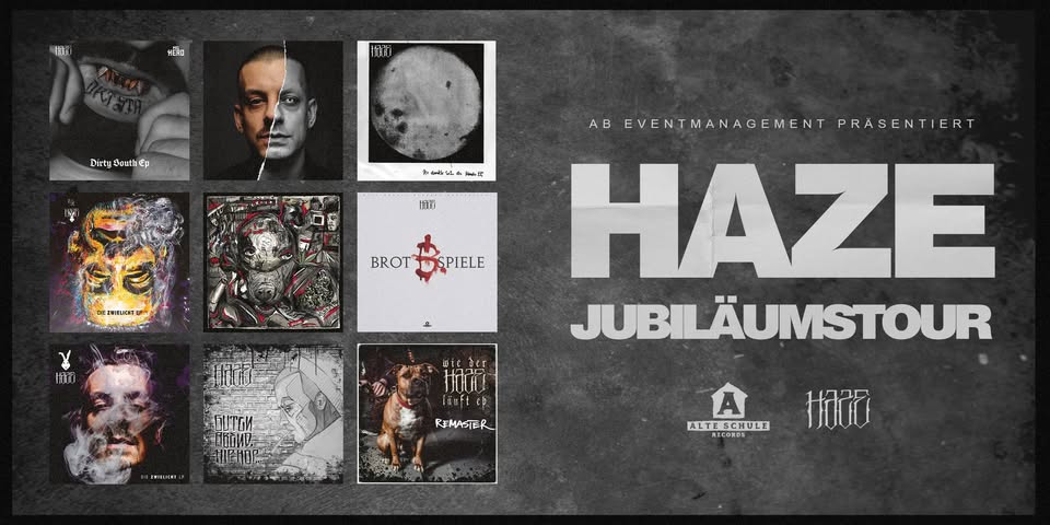 HAZE - Jubiläumstour 2026 I Batschkapp, Frankfurt I 01.03.26
