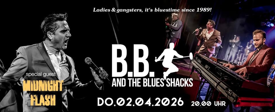 B.B. & THE BLUES SHACKS // MIDNIGHT FLASH