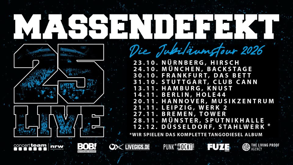 MASSENDEFEKT - 25 LIVE | Münster