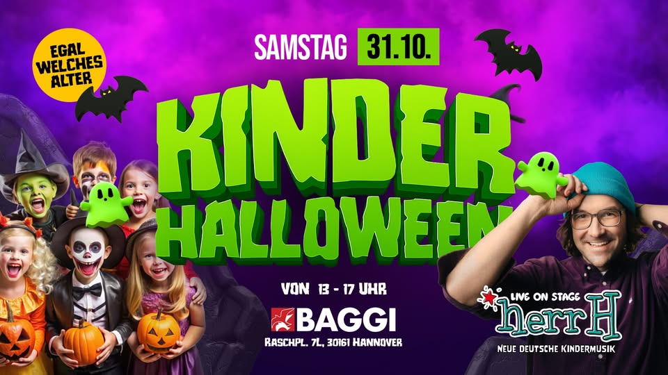 KINDER HALLOWEEN 2026 - HERR H LIVE
