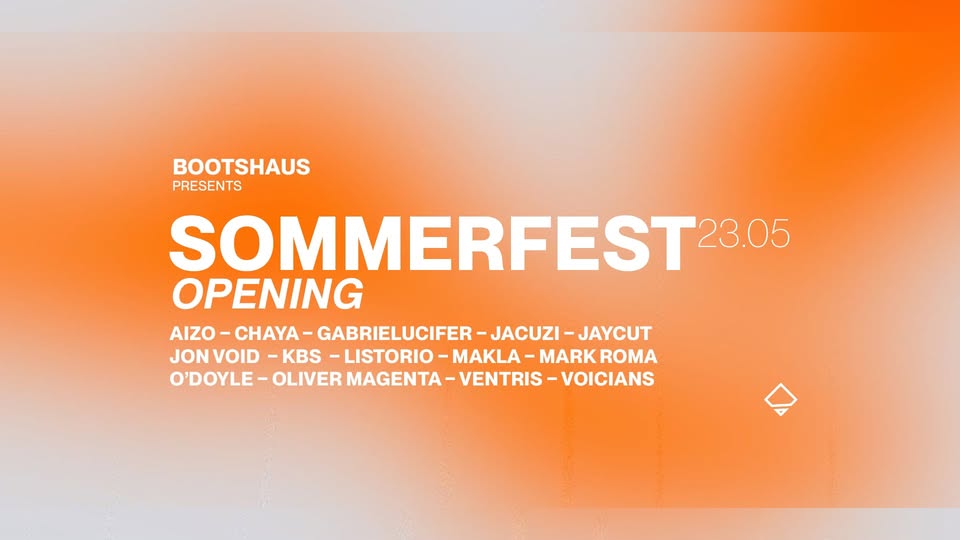 Bootshaus Sommerfest Opening! 