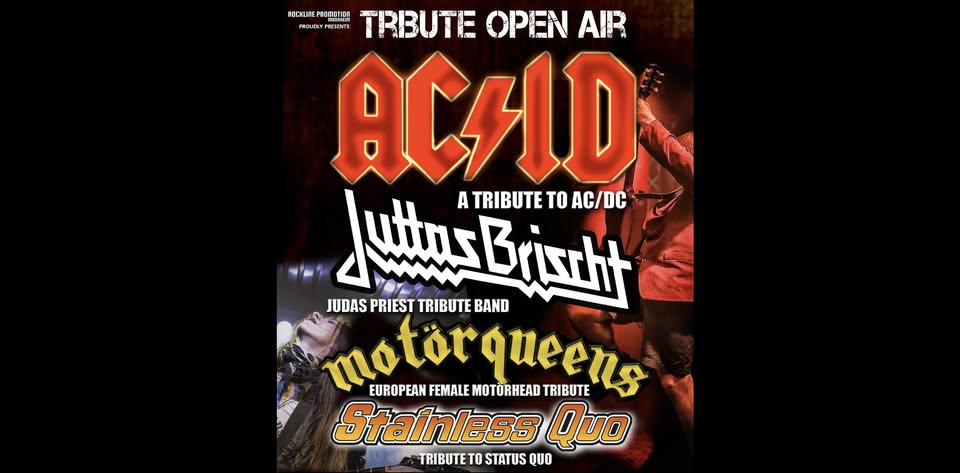 Tribute Open Air 2026 - AC/DC, Judas Priest, Motörhead, Status Quo