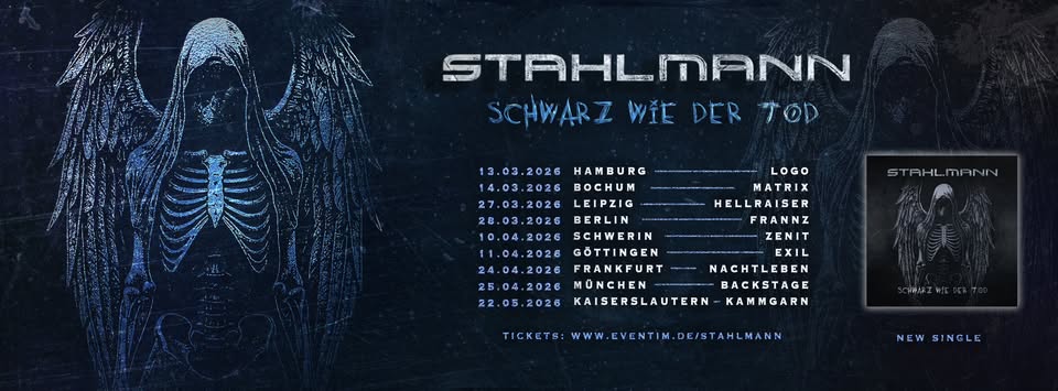 STAHLMANN – SCHWARZ WIE DER TOD TOUR 2026 - Göttingen
