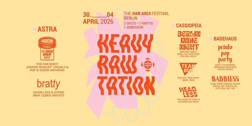 Heavy RAWtation • 6 Partys in 1 Night • Berlin