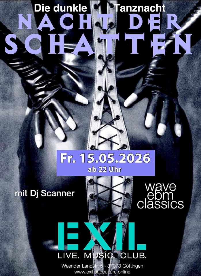 Nacht der Schatten - Der dunkle Tanztee in Göttingens Wohnzimmer