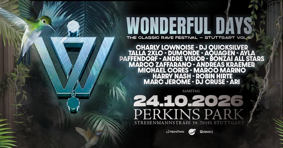 Wonderful Days - The Classic Rave - Stuttgart Vol III