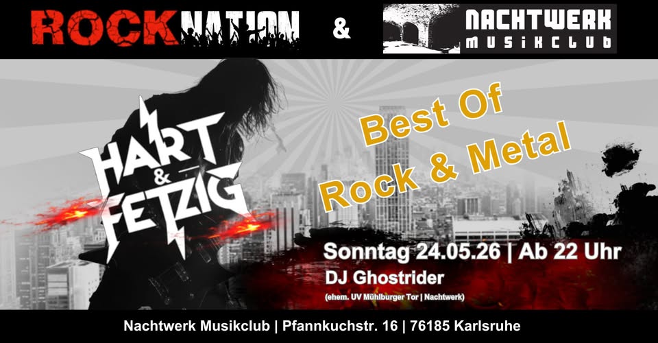 HART&FETZIG - Best of Rock & Metal by DJ Ghostrider