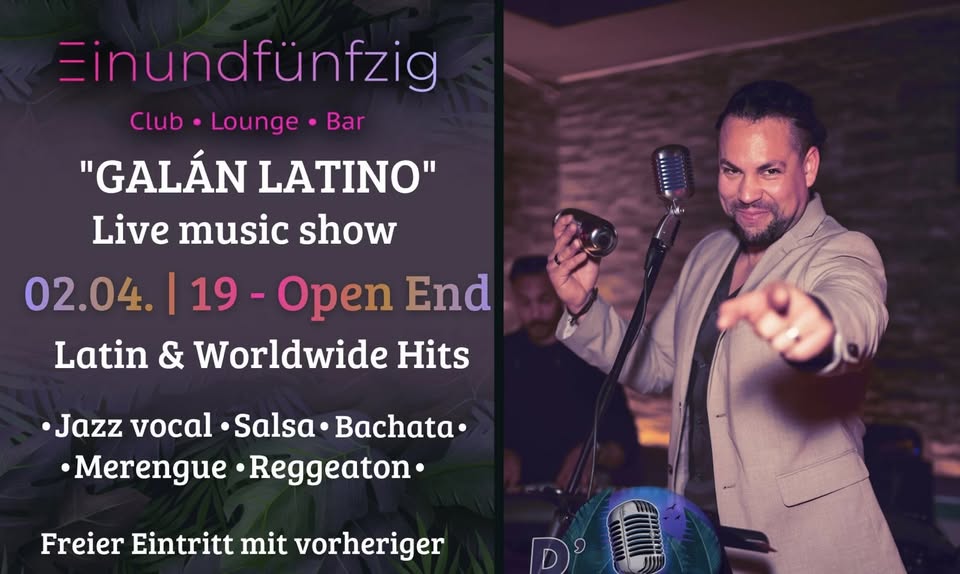 After7 Oster-Special: Live mit Galan Latino- nur über Gästeliste!