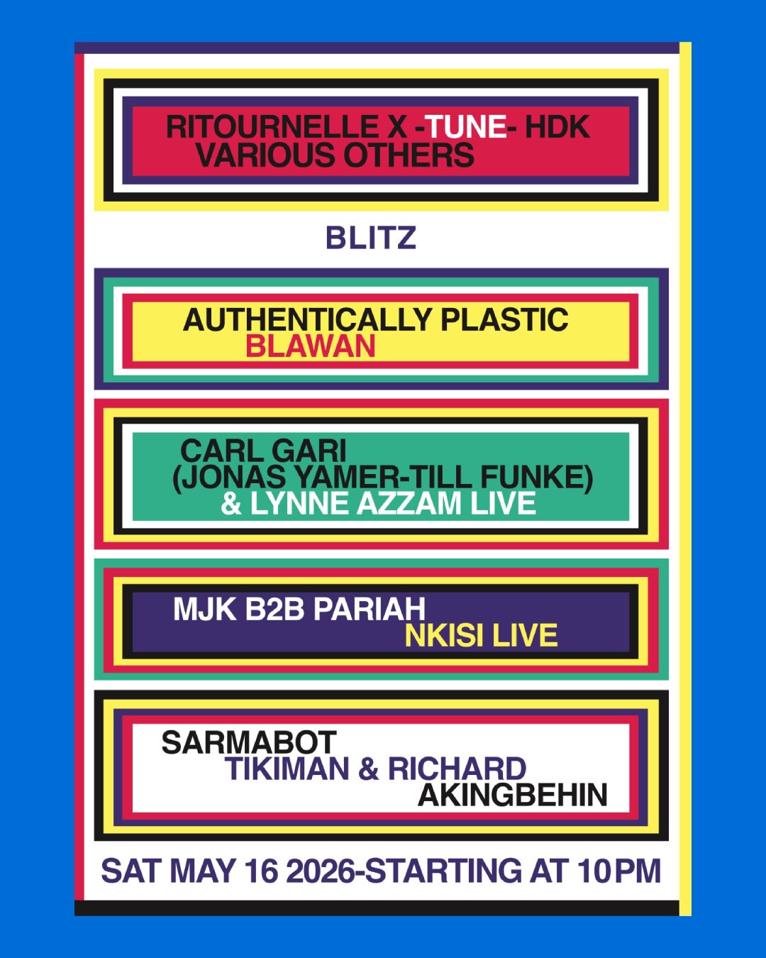 RITOURNELLE x TUNE (Various Others Closing Party)