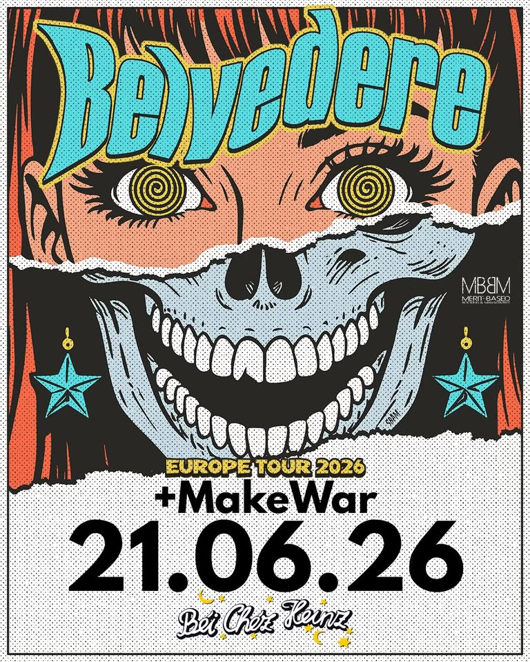 BELVEDERE (Skate-Punk / Kalifornien) /  MAKE WAR (Punkrock / Brooklyn) // im Béi Chéz Heinz