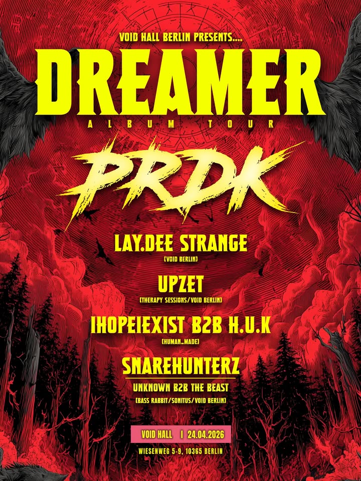 VOID DNB pres. PRDK Album Tour | Drum & Bass | VOID Hall, Berlin