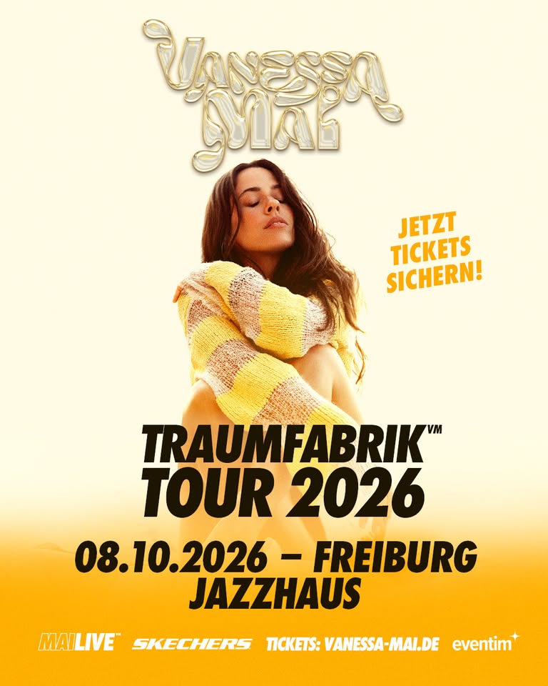 Vanessa Mai • Traumfabrik Tour 2026