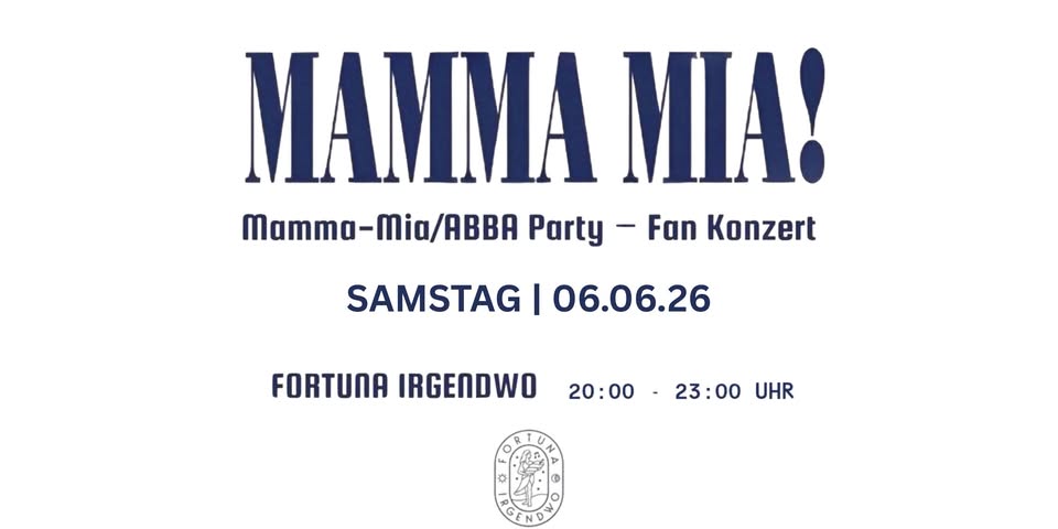 Mamma-Mia/ABBA Party – Fan Konzert