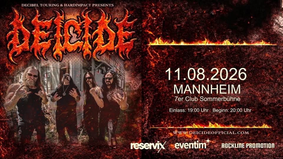 Deicide - Live 2026 • Mannheim
