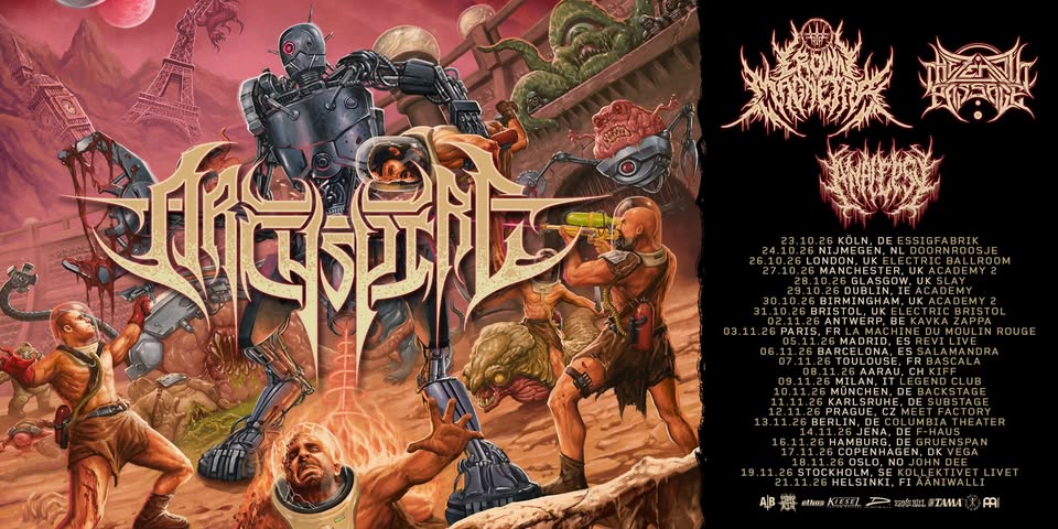 ARCHSPIRE | CROWN MAGNETAR | THE ZENITH PASSAGE | ANALEPSY | Karlsruhe