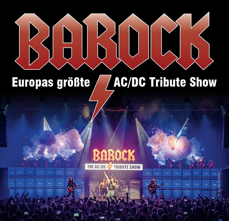 BAROCK - the AC/DC Tribute Show - „The AC/DC History Tour“ | Batschkapp, Frankfurt | 19.01.2024    