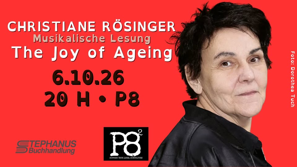Christiane Rösinger: »The Joy of Ageing« – Musikalische Lesung
