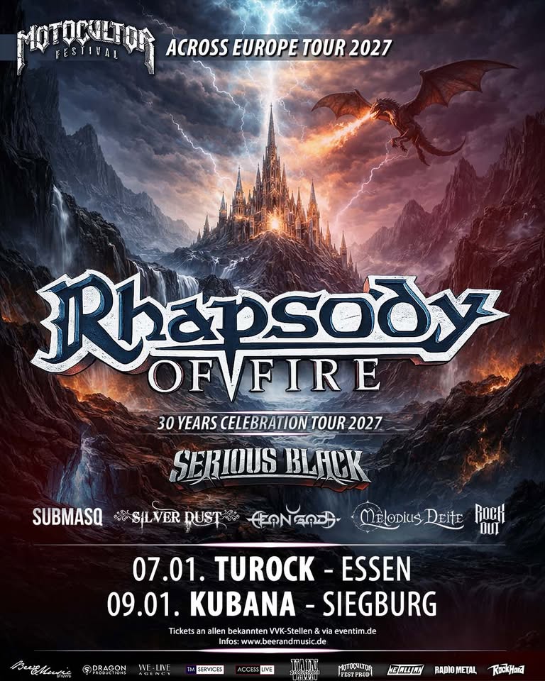 RHAPSODY OF FIRE & SERIOUS BLACK & more - Essen