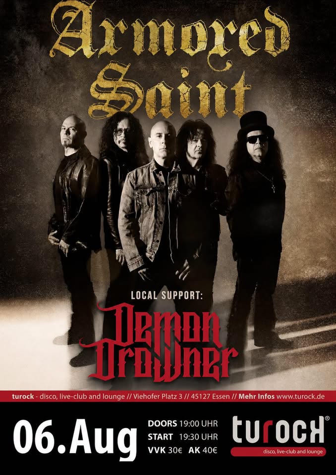Armored Saint & Support @ turock