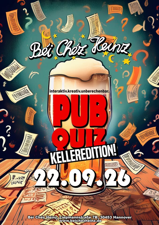 11. großes Pub Quiz // im Béi Chéz Heinz 