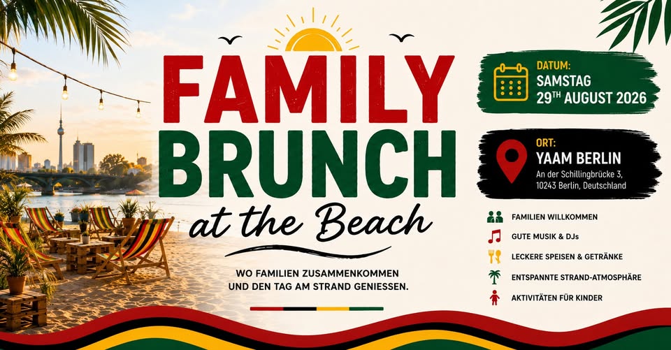 FAMILY BRUNCH & WELCOME APPETIZER FOR EVERY GUEST 29.08.2026 T