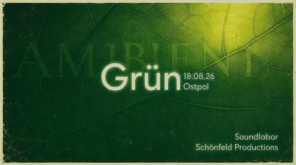 Grün  - Ein Abend zwischen Stadt und Natur.