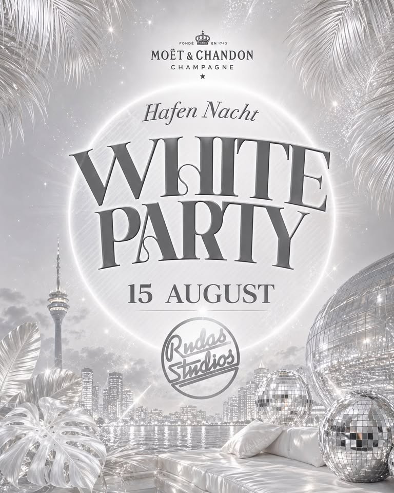 White Party ✨ SA 15. Aug in den Rudas Studios 