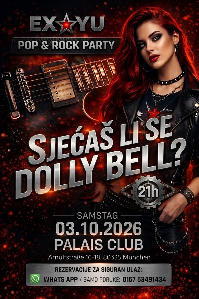 EX YU POP & ROCK PARTY / Sjecas li se Dolly Bell?