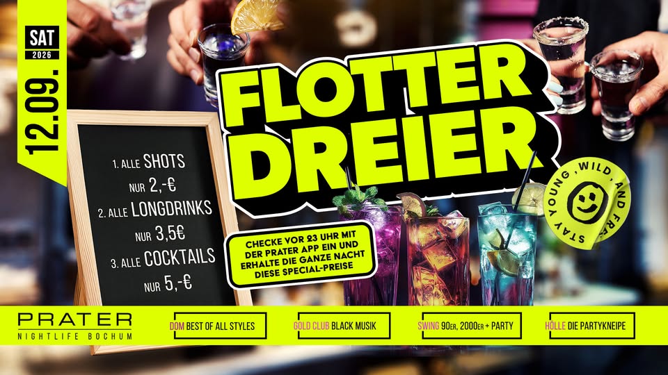 FLOTTER DREIER at PRATER BOCHUM [12/09/2026]