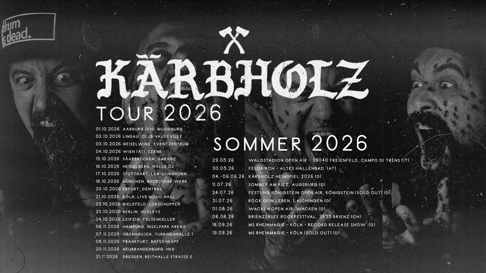 KÄRBHOLZ Sturm Zieh Auf Tour 2026 - Heidelberg, halle02