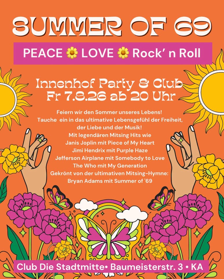 Summer of 69- PEACE • LOVE • Rock‘nRoll 