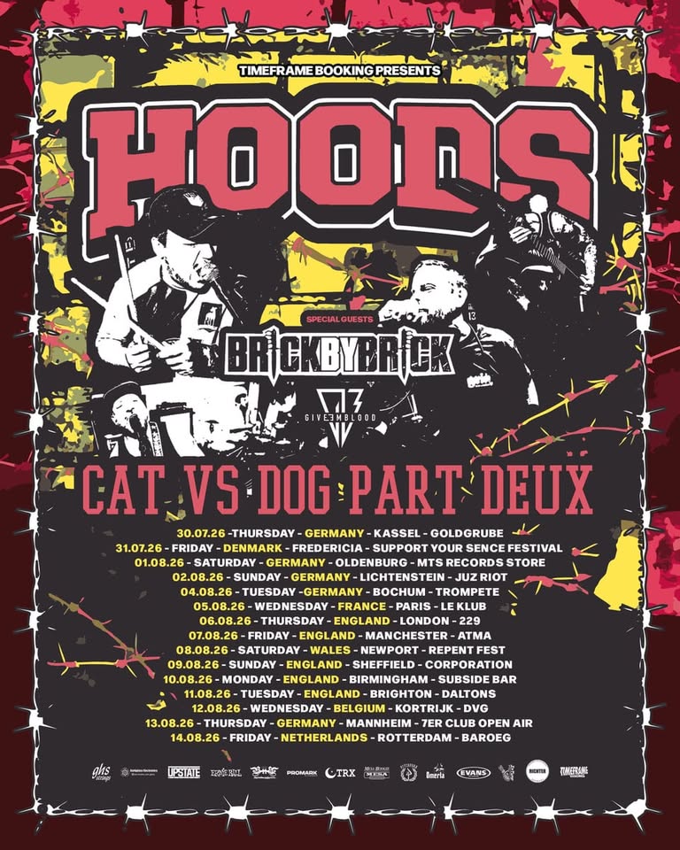 HOODS + BRICK BY BRICK + GIVE EM BLOOD/ Hardcore Metalcore Crossover @ 7er Club Sommerbühne Open Air