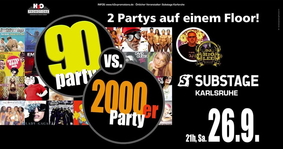 90ER VS. 2000ER PARTY