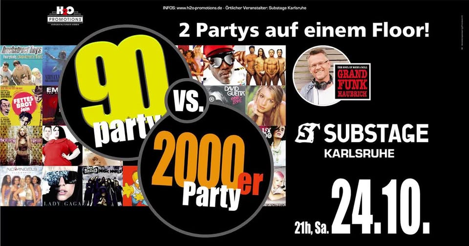 90ER VS. 2000ER PARTY