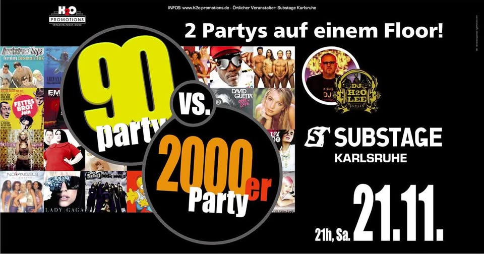 90ER VS. 2000ER PARTY