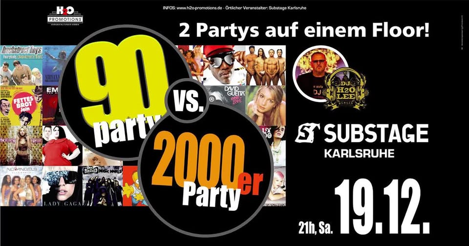 90ER VS. 2000ER PARTY