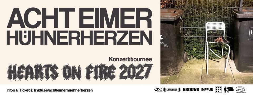 Acht Eimer Hühnerherzen 