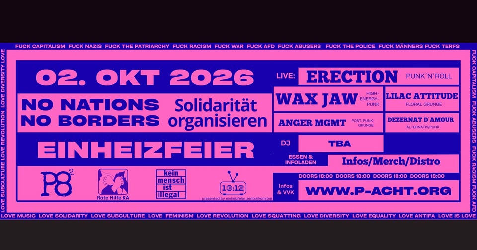 EINHEIZFEIER 2026