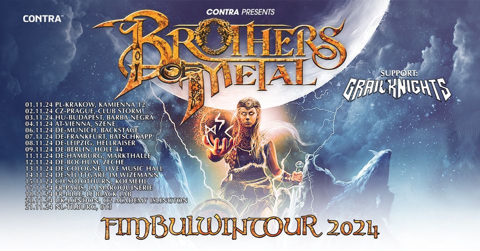 Brothers of Metal// Fimbulwin Tour 2024// Frankfurt