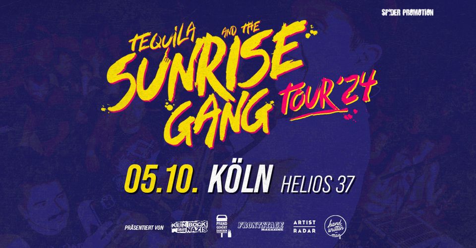 TEQUILA & THE SUNRISE GANG • Köln (Helios 37) • 05.10.2024 