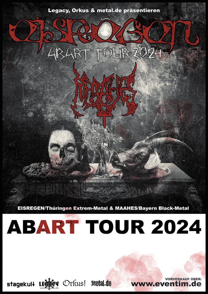 Eisregen + Maahes | Abart Tour 2024 | 02.11.24 | Die Stadtmitte, Karlsruhe