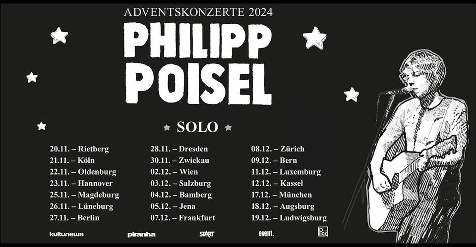 AUSVERKAUFT! - PHILIPP POISEL ADVENTSKONZERTE 2024 - SOLO | Alte Oper, Frankfurt | 07.12.2024